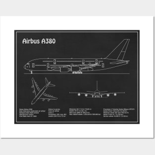 Airbus a380 - PD Posters and Art